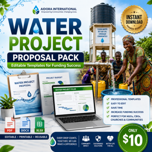 Water Project Proposal Pack