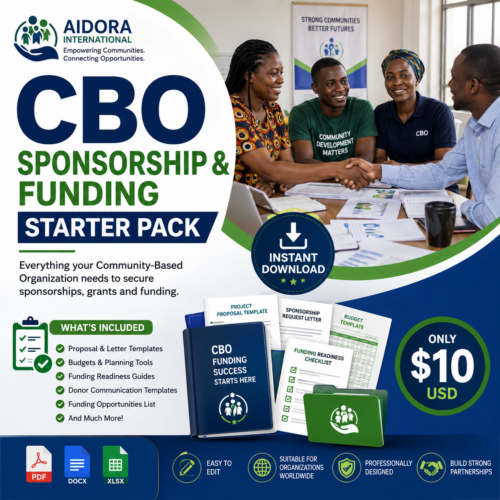 CBO Sponsorship & Funding Starter Pack